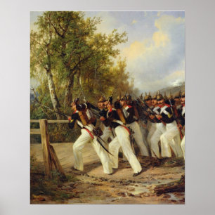Poster A Scene from the soldier's life, 1849