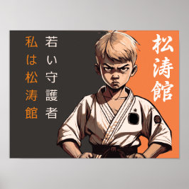 Poster A Seda do Shotokan - O Destino é Espantoso