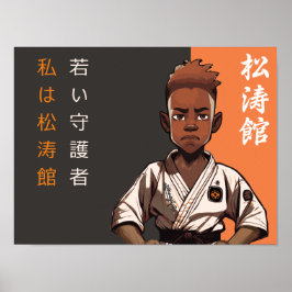 Poster A Seda do Shotokan - O Destino é Espantoso