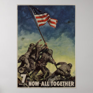 Poster A Segunda Guerra Mundial agora está unida