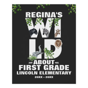 Pôster A Selva Pensou no Primeiro Dia das Crianças Escola