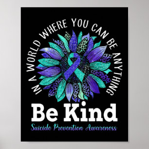 Poster A Semana Da Consciência Sobre A Prevenção Do Suicí