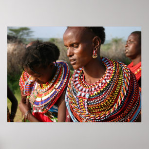 Pôster A semente perla a jóia do Massai em Kenya