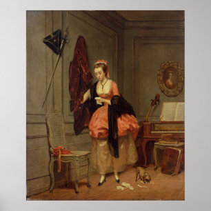 Poster A senhora amado, 1846