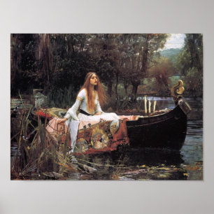 Poster A Senhora De Shallot 1888