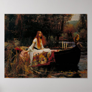 Poster A Senhora de Shallot - Waterhouse