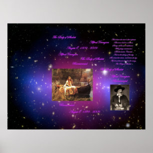 Poster A Senhora de Shalott