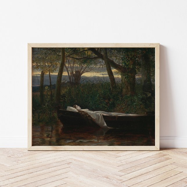 Poster A Senhora de Shalott | Walter Crane (Criador carregado)