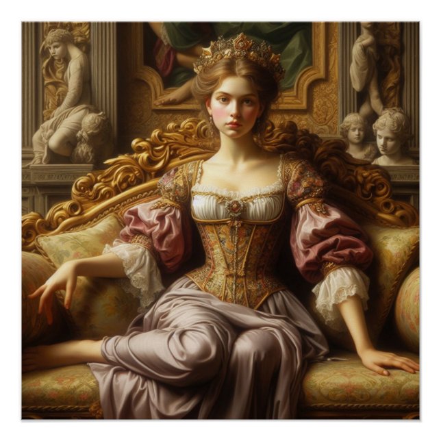 Pôster A senhora descansando (Frente)