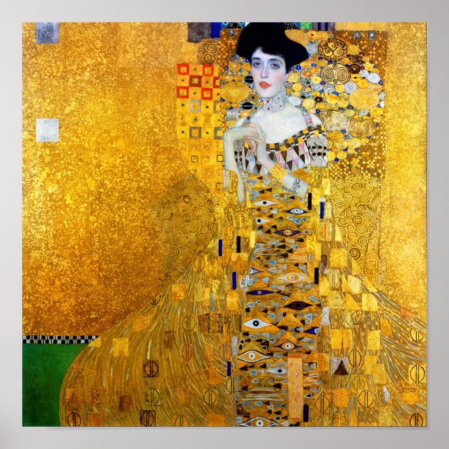 Poster A Senhora do Dourado, Gustav Klimt (Frente)