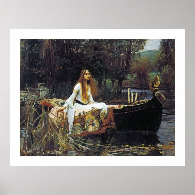 Poster A Senhora do Shallot (Frente)