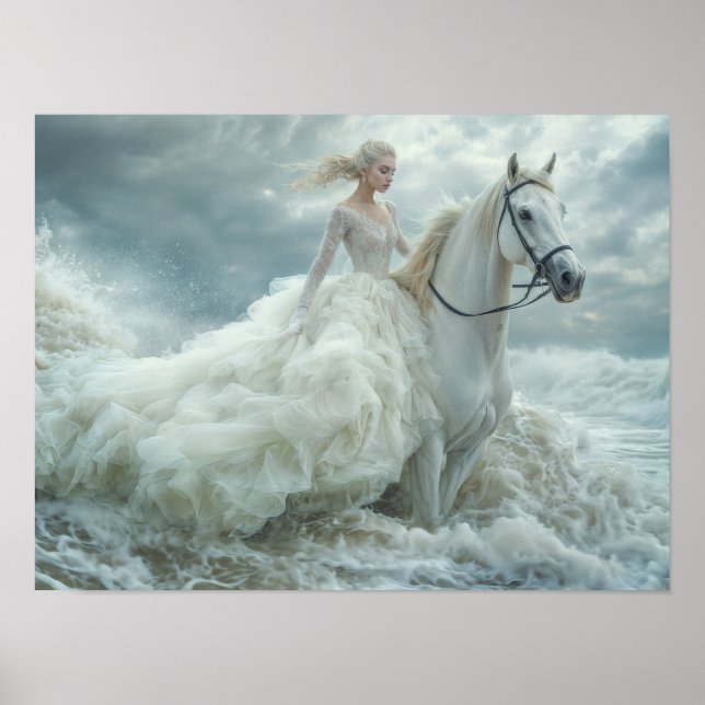Poster A Senhora e a Fúria do Oceano (Frente)