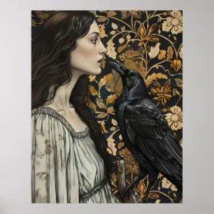 Poster A senhora e o raven