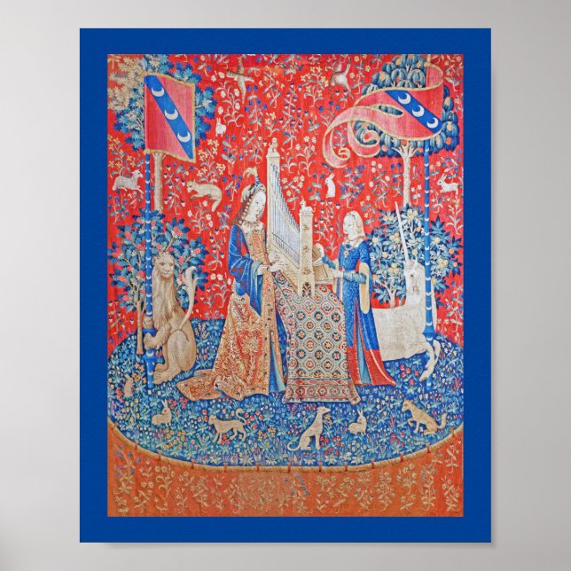 Poster A Senhora e o Unicórnio / Audição (Frente)