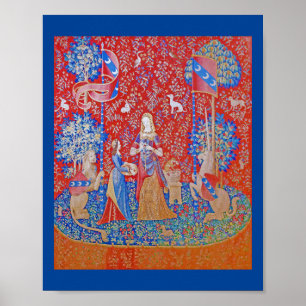 Poster A Senhora e o Unicórnio / Cheiro