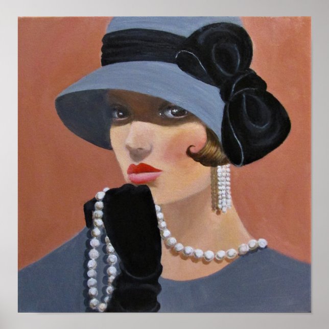 Poster A Senhora em Cinza (Frente)