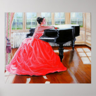 Pôster A Senhora em Vermelho