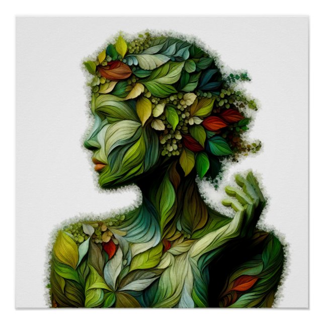 Pôster A Senhora Verde - Fundo Branco (Frente)