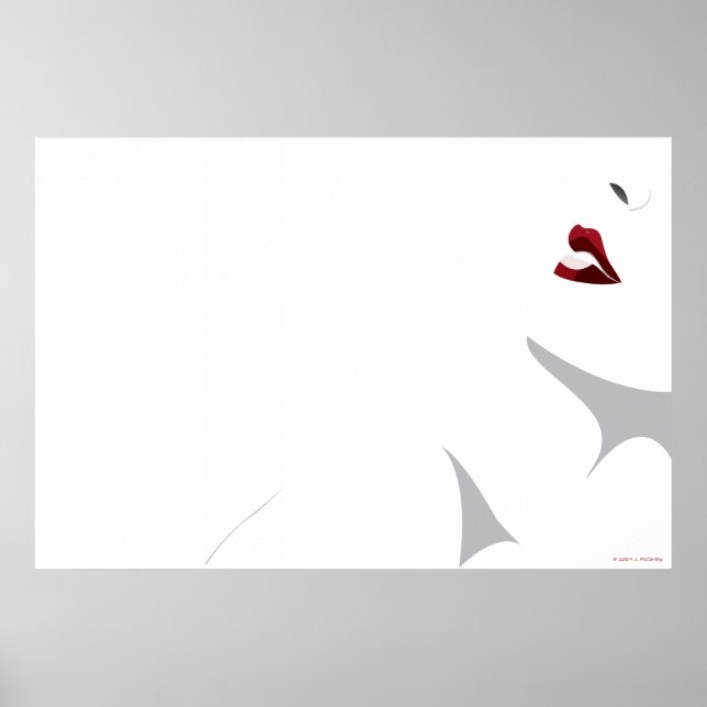 Pôster A Senhora Vestiu Vermelho (Frente)