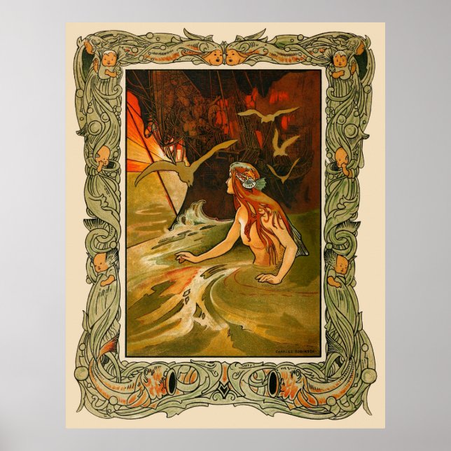 Pôster A Sereia de Charles Robinson (Frente)