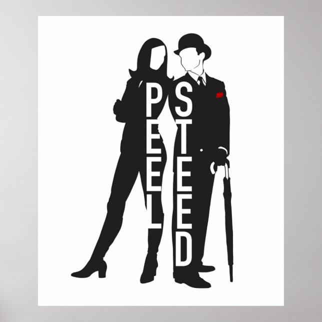 Poster A série de TV Vingadores é preta (Frente)