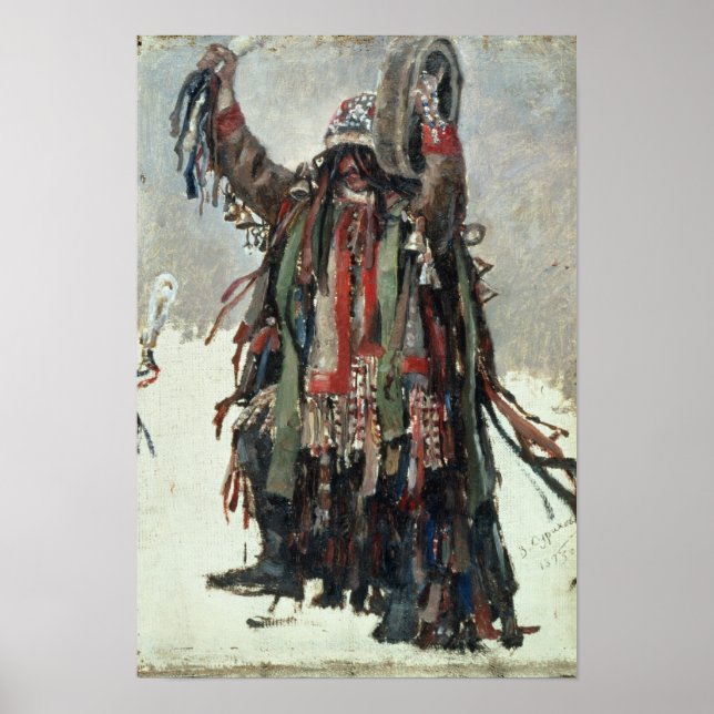 Poster A Shaman sketch for Yermak (Frente)