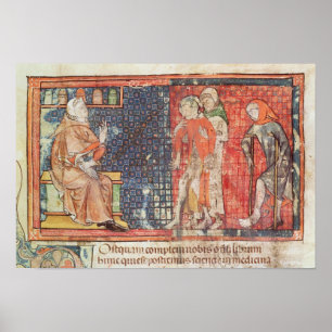 Pôster A sick man and a crippled man presented to