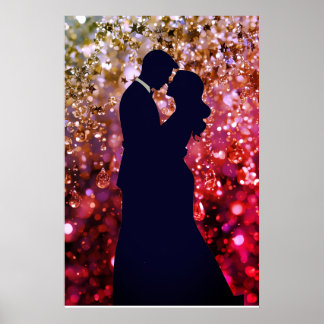 Poster A Silhueta do Jovem Amor num Cartaz de Parede