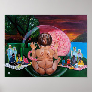 Poster A Sinfonia das Almas Pintura de Alfred Fox
