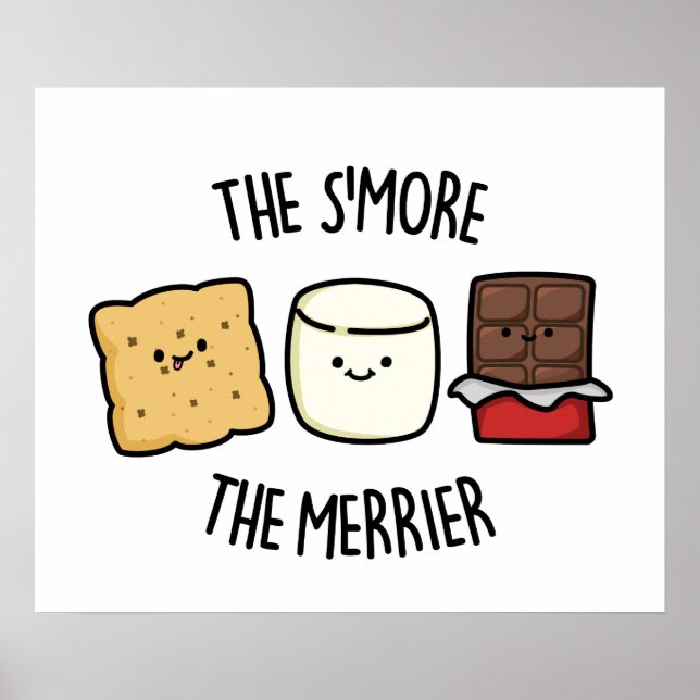 Poster A Smore, a Merrier Engraçada, Smore Pun (Frente)