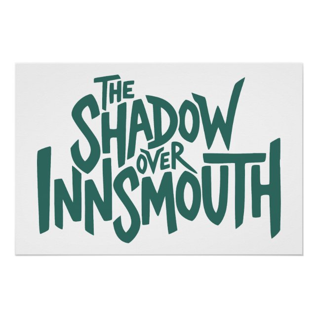 Pôster A sombra sobre a letra Innsmouth (Frente)