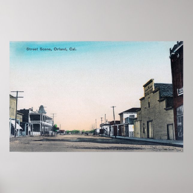 Pôster A Street SceneOrland, CA (Frente)