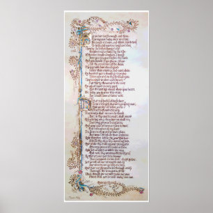 Pôster A sua senhora tímido por Andrew Marvell