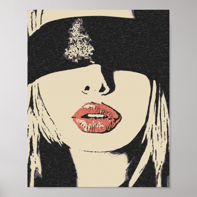 Poster A submissão é o seu modo de vida, linda loira (Frente)