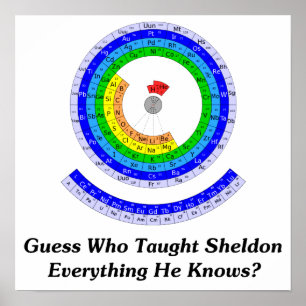 Pôster A suposição quem ensinou a Sheldon tudo ele sabe