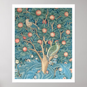 Pôster A tapeçaria do Pica-Pau, detalhes dos pica-pau