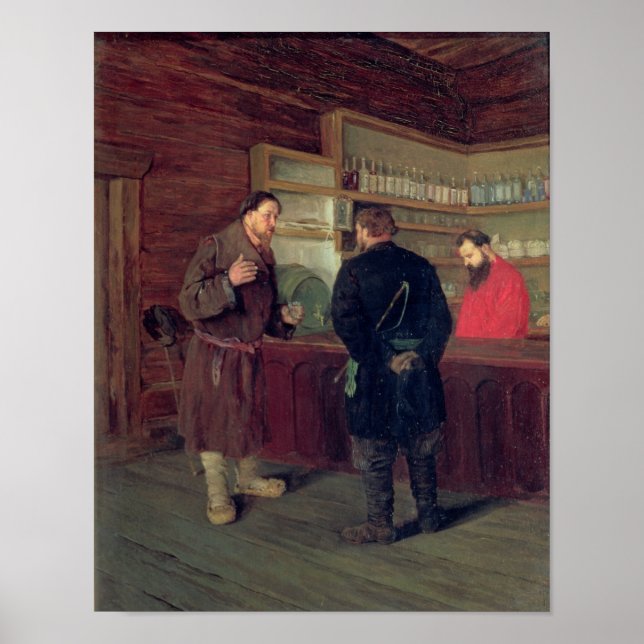 Poster A Tavern, 1889 (Frente)