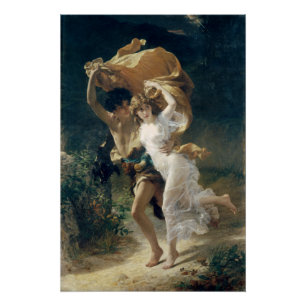 Pôster A Tempestade de Pierre Auguste Cot