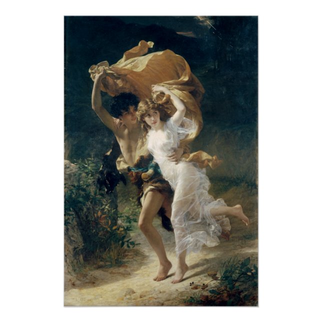 Pôster A Tempestade de Pierre Auguste Cot (Frente)