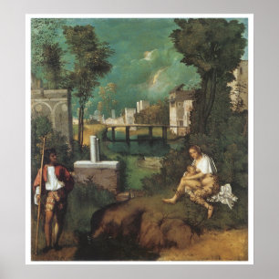 Pôster A tempestade, Giorgione 1510