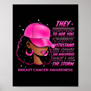 Poster A Tempestade Mulheres Negras Guerreiras do Câncer