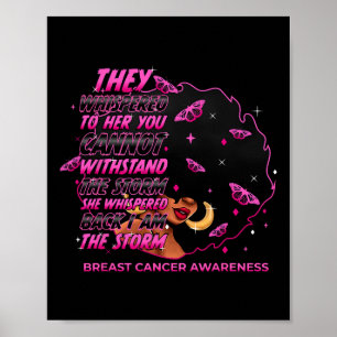 Poster A Tempestade Mulheres Negras Matam Cancer Guerreir