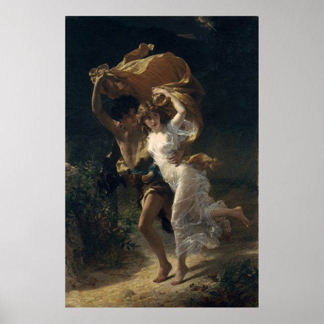 Poster A Tempestade - Pierre-Auguste Cot (Frente)
