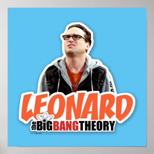 Poster A Teoria do Big Bang | Leonard (Frente)