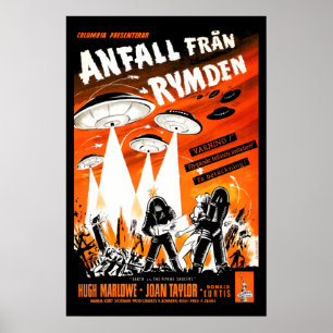 Poster A Terra Contra os Discos Voadores