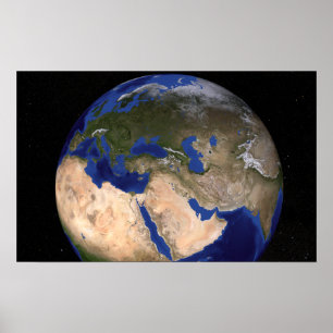 Pôster A terra de mármore azul 2 da próxima geração