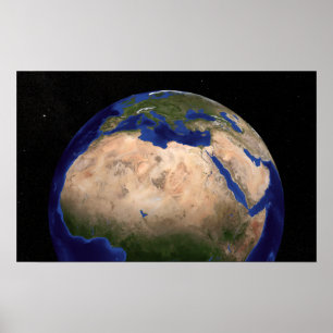 Pôster A terra de mármore azul 3 da próxima geração