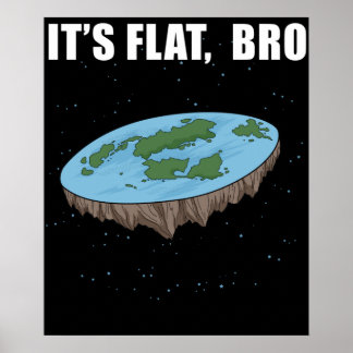 Poster A Terra é doação plana É Terra plana