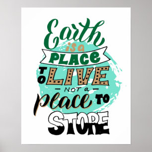 Poster A Terra É Um Lugar Para Não Ser Armazenado