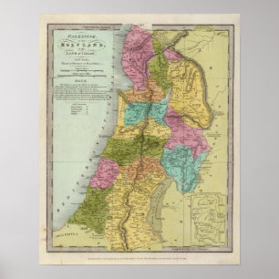 Pôster a Terra Santa de Palestina